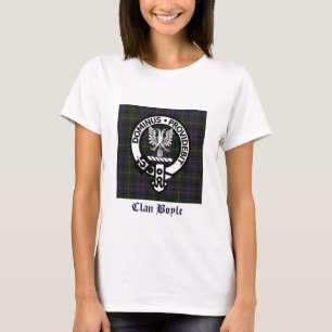 Clan Boyle Crest & Tartan T-shirt