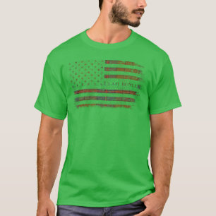 Clan Boyle Schotse tartan Amerikaanse vlag Schotla T-shirt