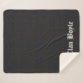Clan Boyle Tartan Sherpa Deken (Voorkant (horizontaal))
