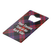 Clan Brown Crest sur Tartan (Dos Angle)