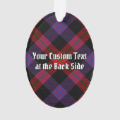 Clan Brown Crest sur Tartan (dos)