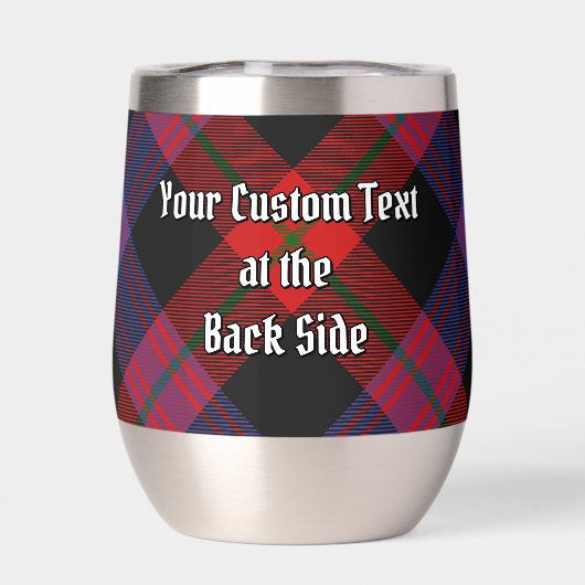 Clan Brown Crest sur Tartan (Arrière)