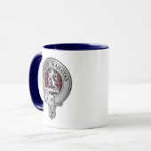 Clan Brown Crest & Tartan Mug (Devant gauche)