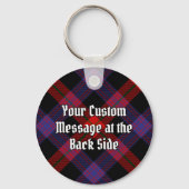 Clan Brown Tartan Sleutelhanger (Achterkant)