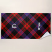 Clan Brown Tartan Strandlaken (Voorkant)