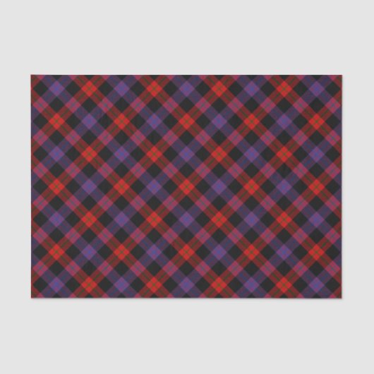 Clan Brown Tartan Tissuepapier (Voorkant)