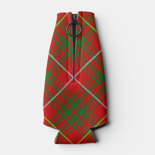 Clan Bruce Crest over Tartan Flesjeskoeler (Achterkant)