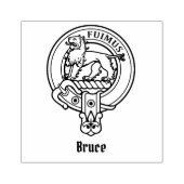 Clan Bruce Crest Rubber Stamp Rubberstempel (Afrduk)