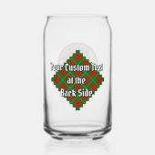 Clan Bruce Crest sur la chasse Tartan (Verso)