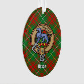 Clan Bruce Crest sur la chasse Tartan (devant)