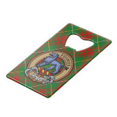 Clan Bruce Crest sur la chasse Tartan (Devant Angle)