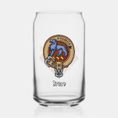 Clan Bruce Crest sur Tartan (Recto)
