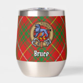 Clan Bruce Crest sur Tartan (Avant)