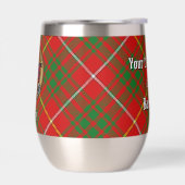 Clan Bruce Crest sur Tartan (Gauche)