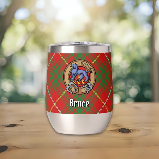 Clan Bruce Crest sur Tartan