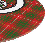 Clan Bruce Crest Tartan Custom Snijplank (Hoek)