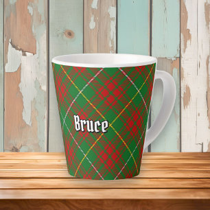 Clan Bruce Hunting Tartan Latte Mok