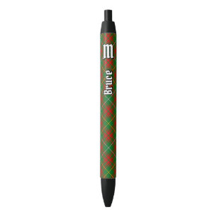 Clan Bruce Hunting Tartan Zwarte Inkt Pen