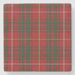Clan Bruce Tartan Pset Stone Onderzetter