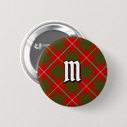 Clan Bruce Tartan Ronde Button 5,7 Cm (Voorkant /achterkant)