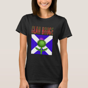 Clan Bruce Tartan Schotse familienaam Scotland PR T-shirt