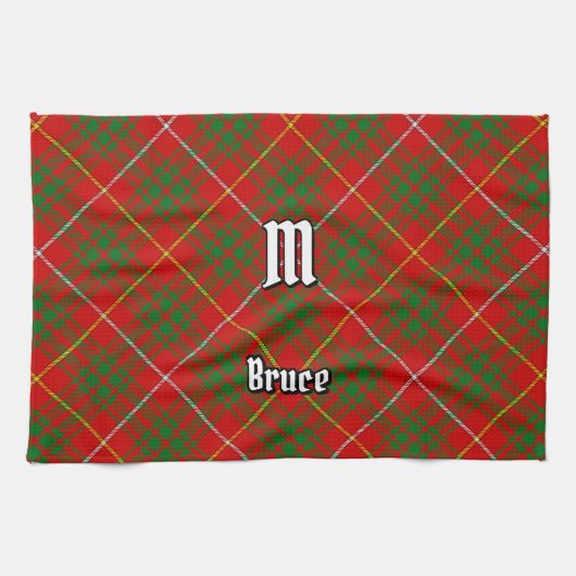 Clan Bruce Tartan Theedoek (Horizontaal)