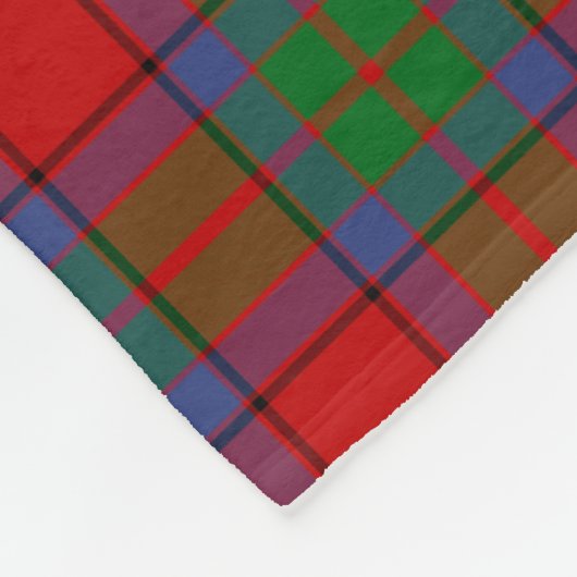 Clan Buccleuch Scottish Tartan Pset Pattern Fleece Deken (Hoek)