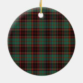 Clan Buchan Ancient Tartan Keramisch Ornament (Achterkant)