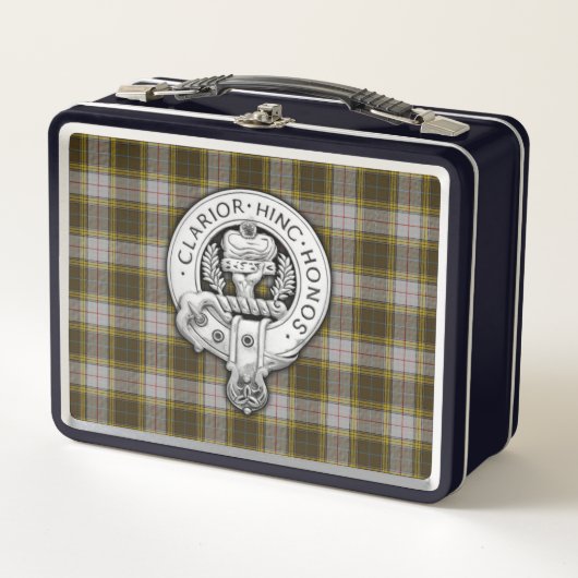 Clan Buchanan Crest & Dress Tartan (Voorkant)