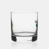Clan Buchanan Crest over Tartan Whisky Glas (Links)