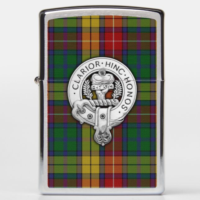 Clan Buchanan Crest & Tartan (Voorkant)