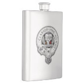 Clan Buchanan Crest & Tartan Flacon (Rechts)