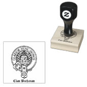 Clan Buchanan Crest Wood Stamp Rubberstempel (Gestempeld)