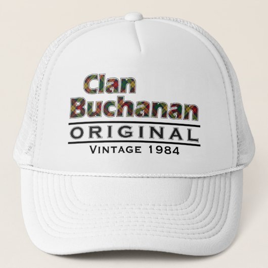 Clan Buchanan past je geboortejaar aan Trucker Pet (Voorkant)
