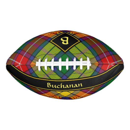 Clan Buchanan Tartan American Football (Voorkant)