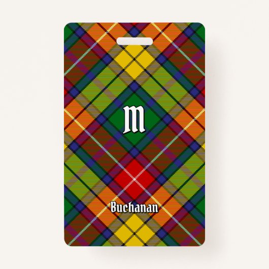 Clan Buchanan Tartan Badge (Voorkant)