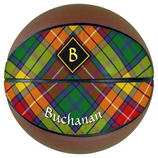 Clan Buchanan Tartan Basketbal (Voorkant)