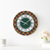 Clan Buchanan Tartan Border Grote Klok (Huis)