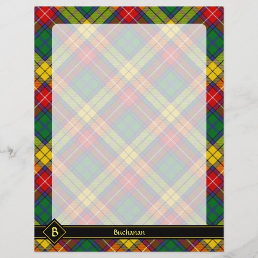 Clan Buchanan Tartan Flyer (Voorkant)