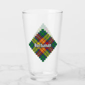 Clan Buchanan Tartan Glas (Achterkant)