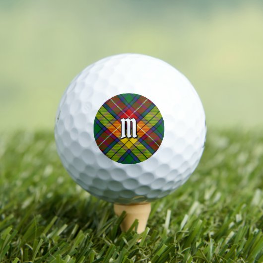 Clan Buchanan Tartan Golfballen (Insitu Shirt)
