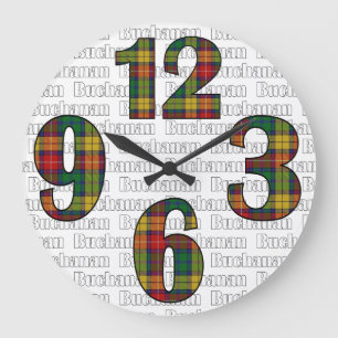 Clan Buchanan Tartan heeft grote klok