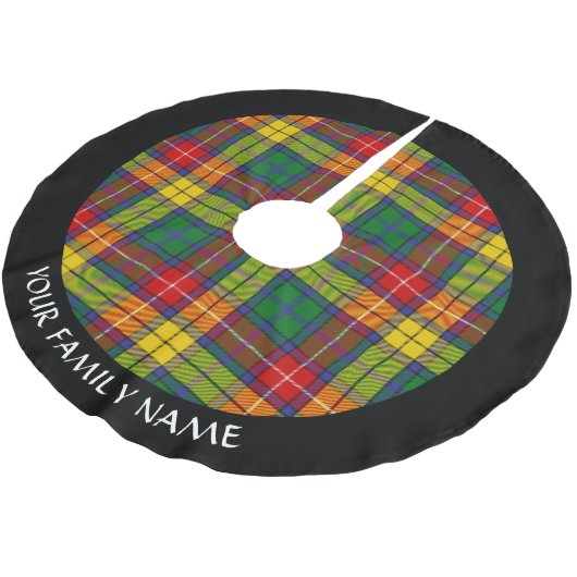 Clan Buchanan Tartan Kerstboom Rok (Gekanteld)