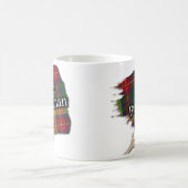 Clan Buchanan Tartan Paint Brush Cup Mok (Center)
