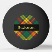 Clan Buchanan Tartan Pingpongballen (Achterkant)