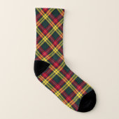 Clan Buchanan Tartan Rouge, jaune et vert Plaid (Droite extérieur)