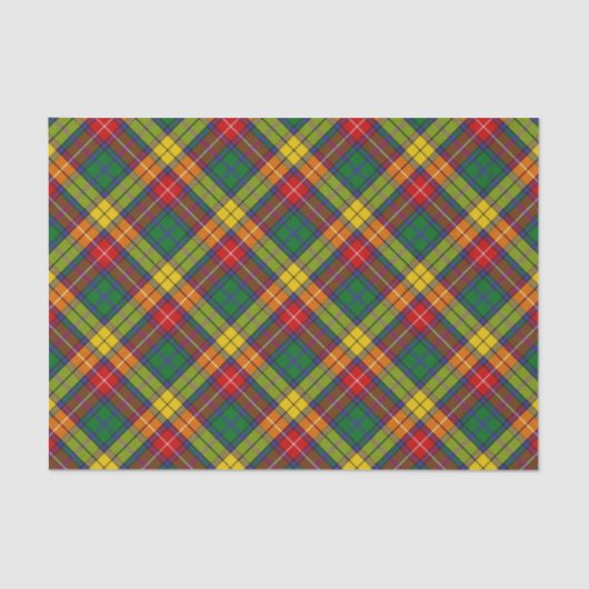 Clan Buchanan Tartan Tissuepapier (Voorkant)