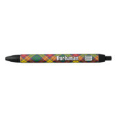 Clan Buchanan Tartan Zwarte Inkt Pen (Voorkant)