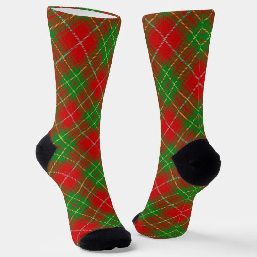 Clan Burnett Tartan Sokken (Gebogen)