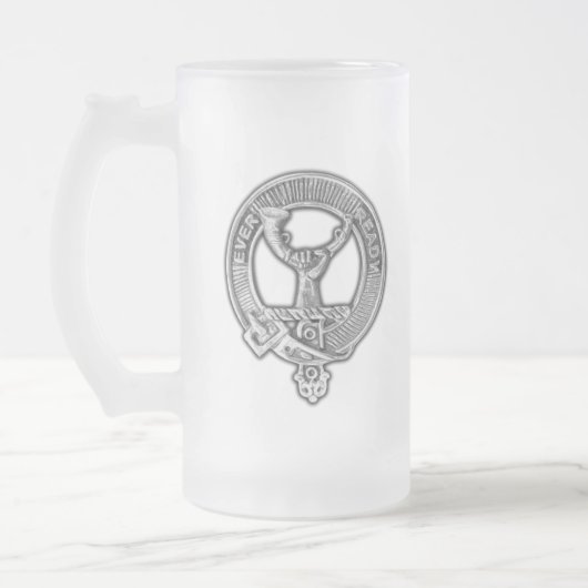 Clan Burns Crest Matglas Bierpul (Links)